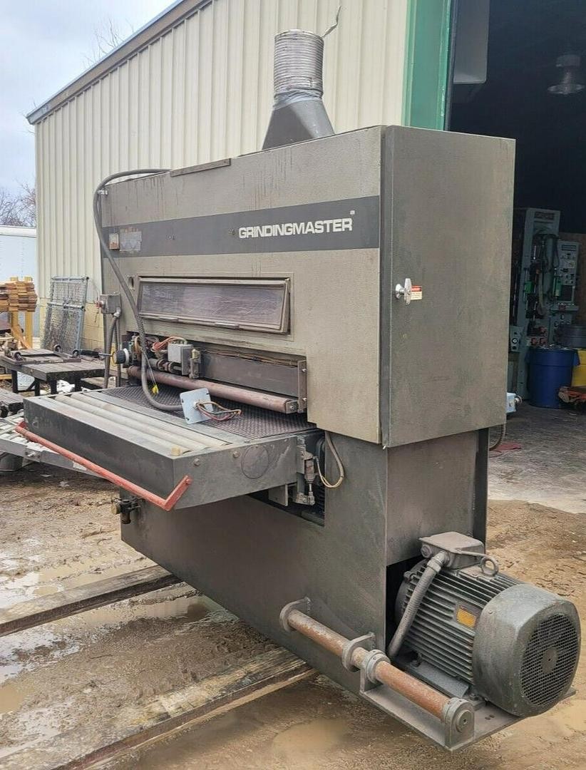 Grindingmaster 51″ Wide-Belt Deburring System – Aluminum Safe – Wet Collector