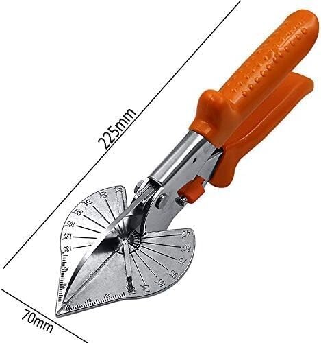 Multi Angle Miter Shear Cutter Adjustable 45-135Deg Safety Lock Hand Tools