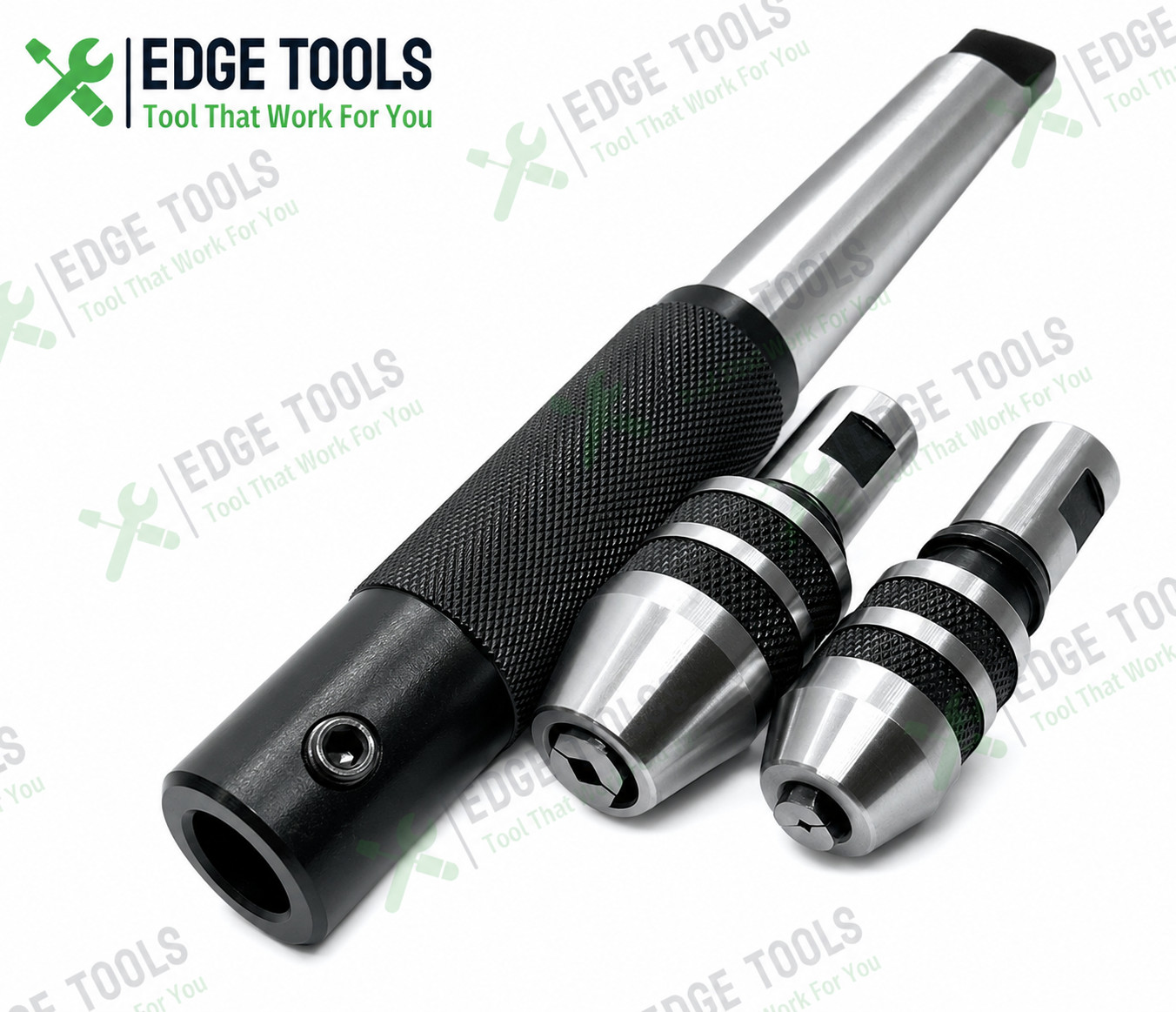 Lathe Tailstock Tap And Die Holder Set 3MT Shank Threading Tapping Kit 8 Pc USA