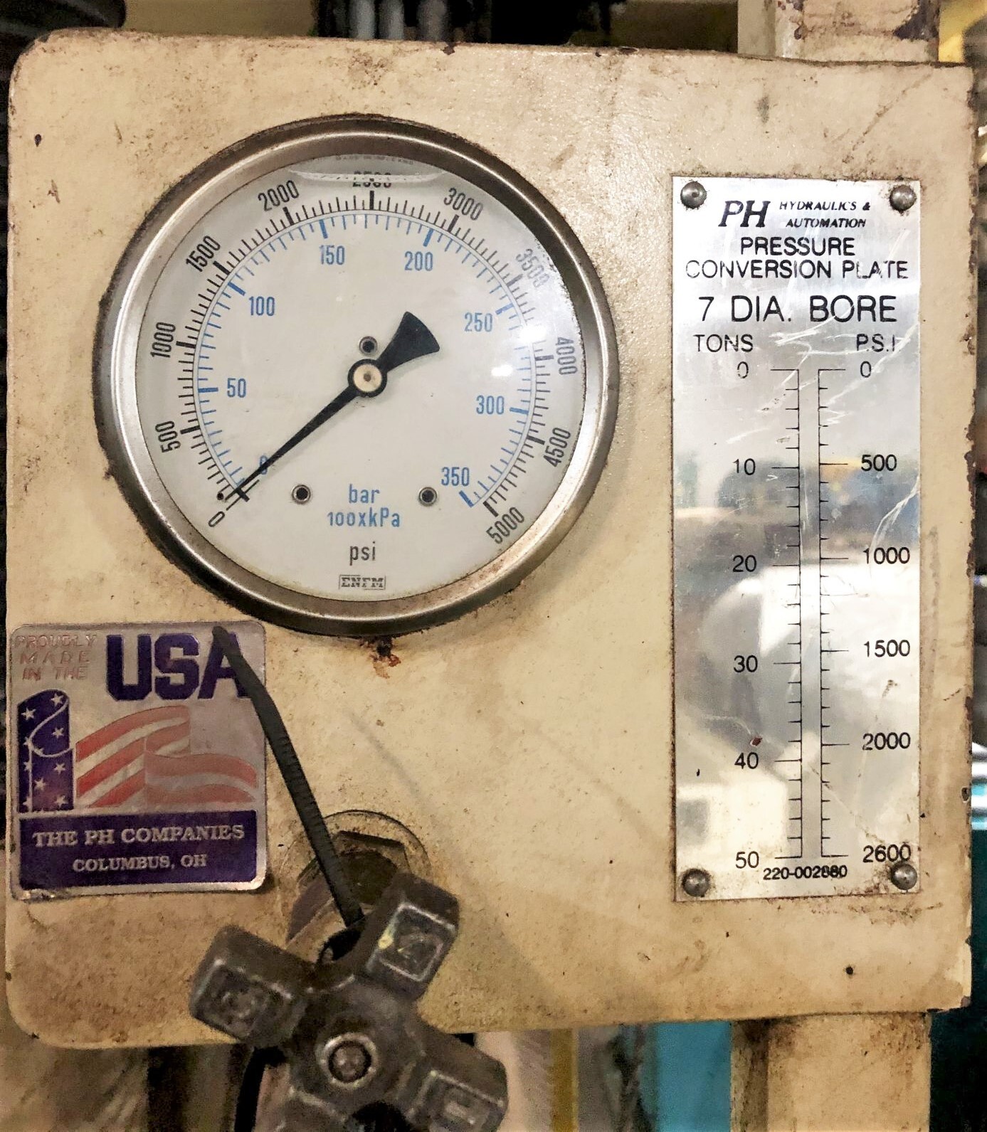 50 Ton PH 4-Post 4C.50T Hydraulic Press for Stamping & Compression (1997)