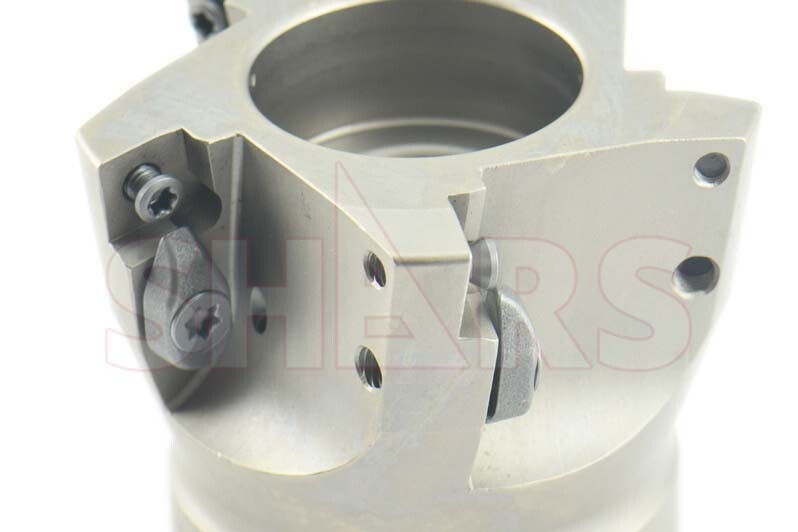 Shars 3″ Coolant Through High Feed Indexable Face Mill for SDMT Inserts NEW S[