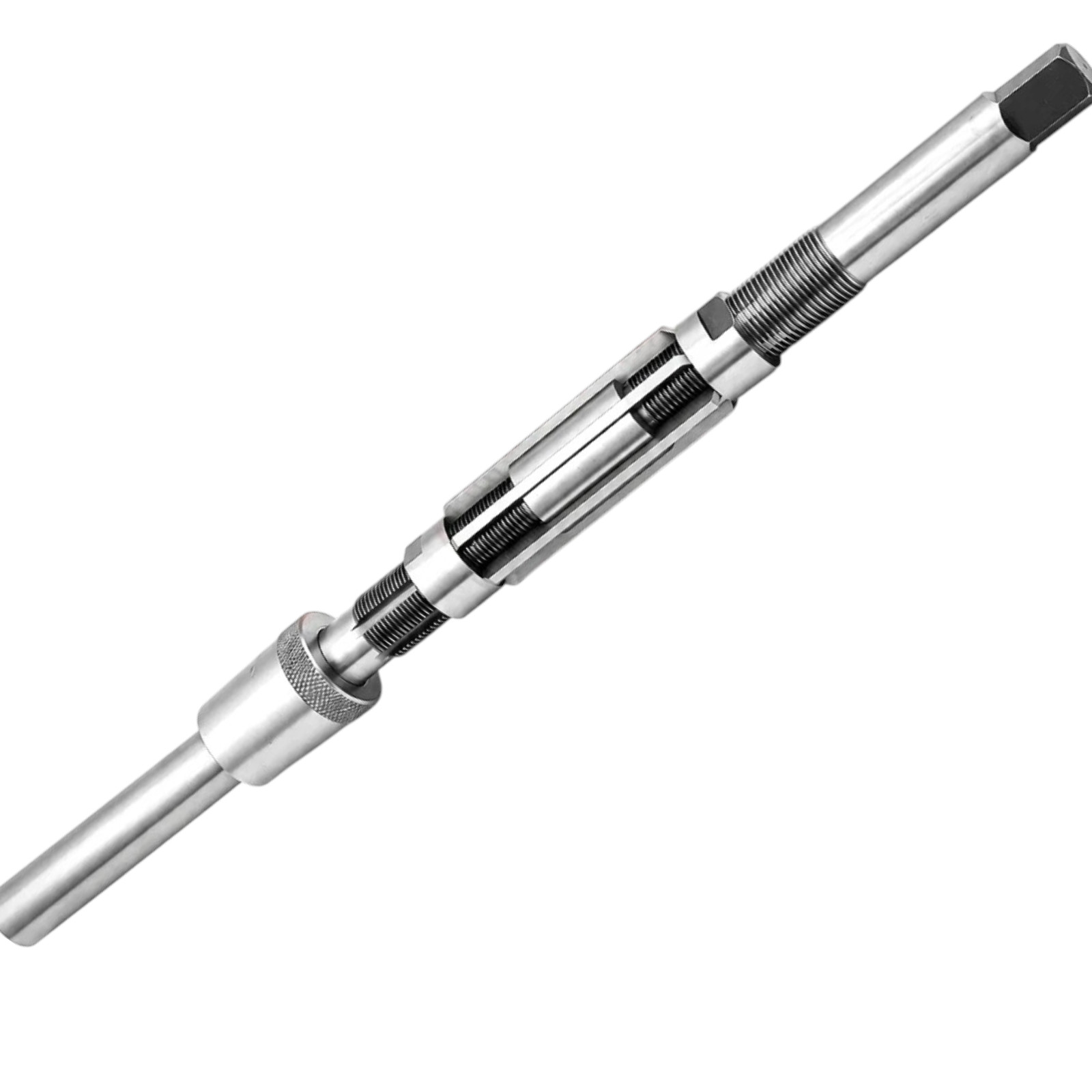 Adjustable Hand Reamer H10 with Solid Pilot Sleeve | M42 HSS Expanding King Pin