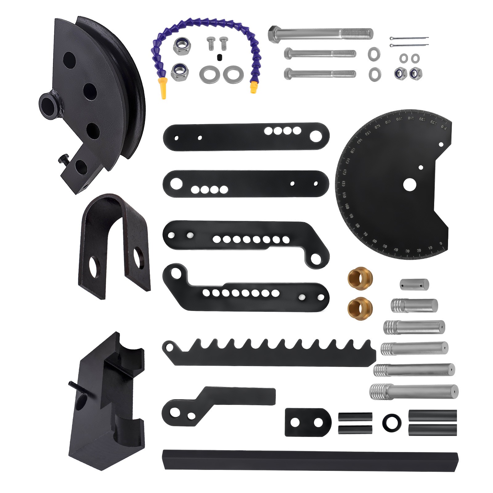 Ratcheting Manual Pipe and Tubing Bender & 1-5/8″ X 5″ 120 Degree Tubing Die Kit