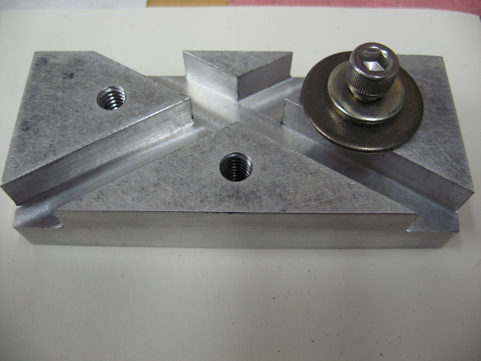 Lathe Tool Bit Grinding Jig, 60 Degree Grinding Jig for 3/8″ Thread Cutting Bits