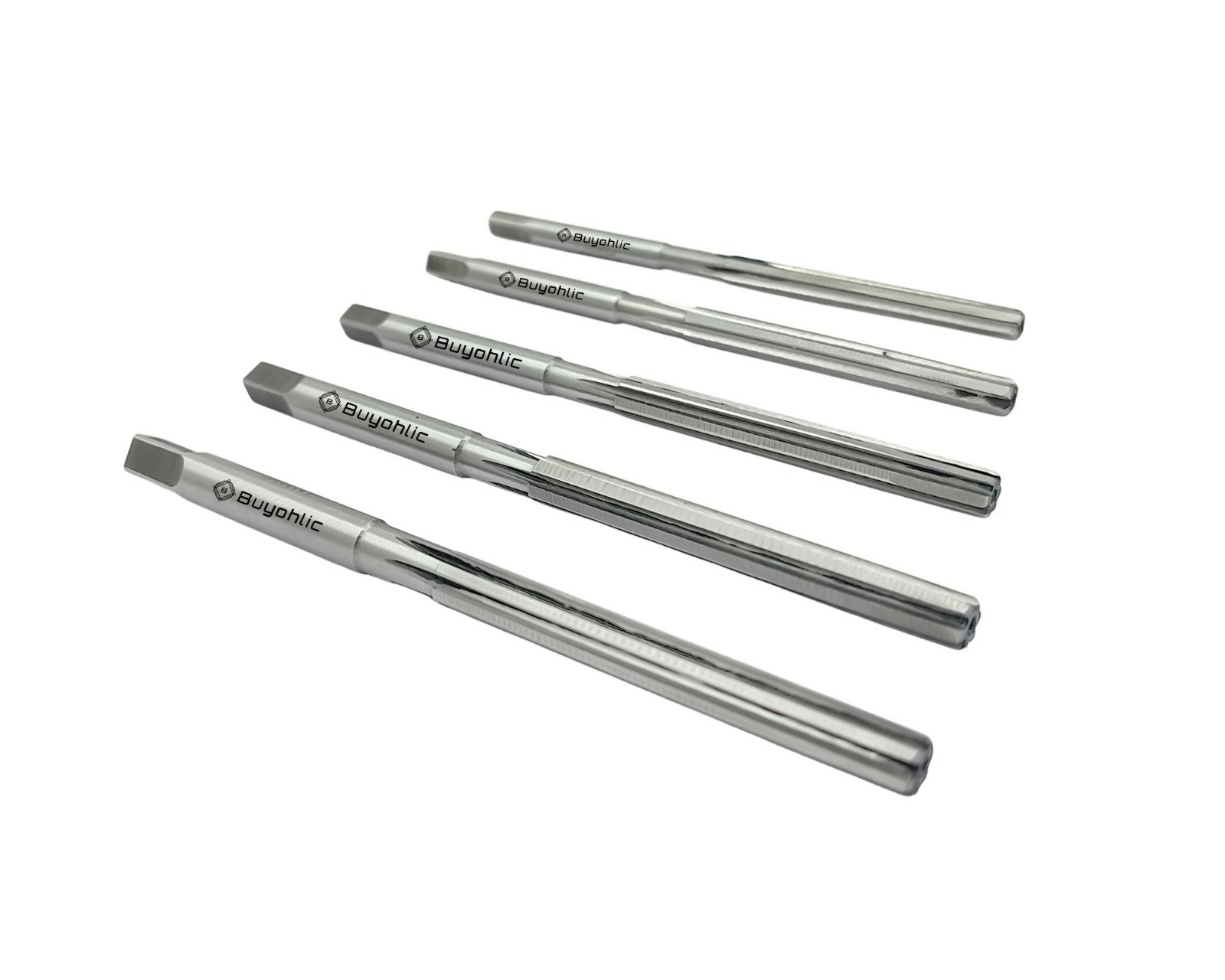 HSS Reamer Set, 5 Piece, 4.0, 4.5, 5.0, 5.5 and 6 mm Sizes, High Speed Steel