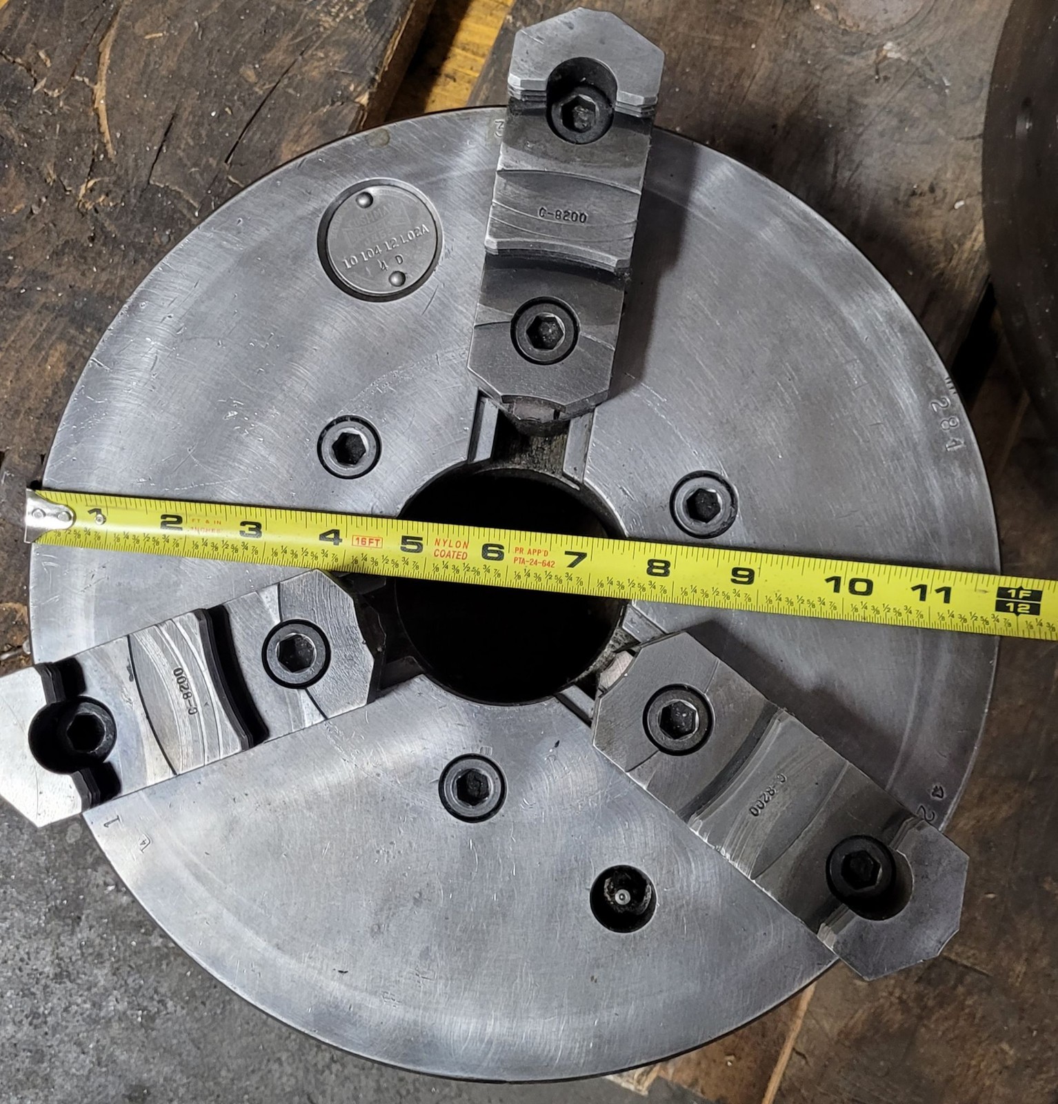 Cushman 12″ – 3 Jaw Lathe Chuck