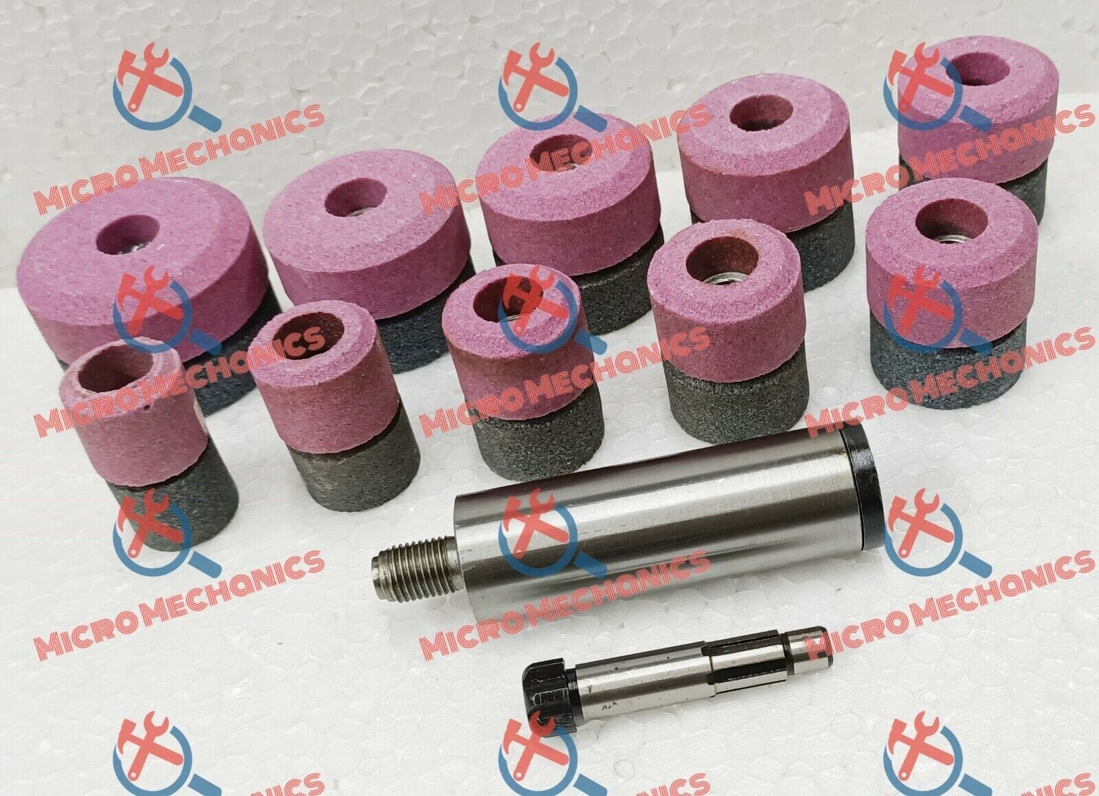 20x Valve Seat Grinding Stones + Stone Holder + Driver SIOUX Type Thread 11/16″