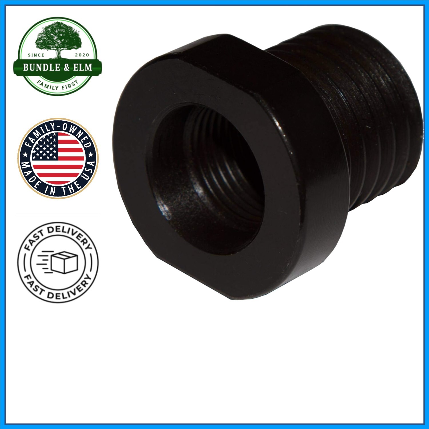 Lathe Spindle Adapter 3/4″ x 16tpi to 1″ x 8tpi for Woodturning Tools