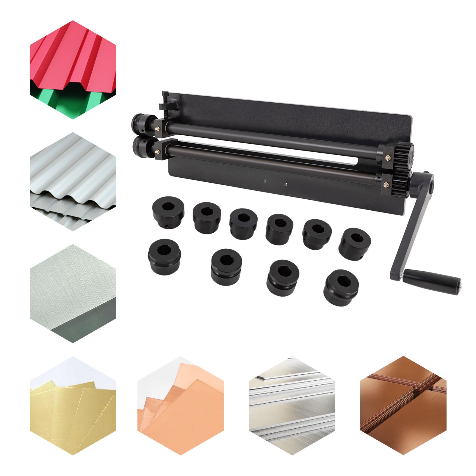 RM-18 18″ Sheet Metal Fabrication Bead Roller, Rotary Machine 1/16″, 1/8″, 1/4″