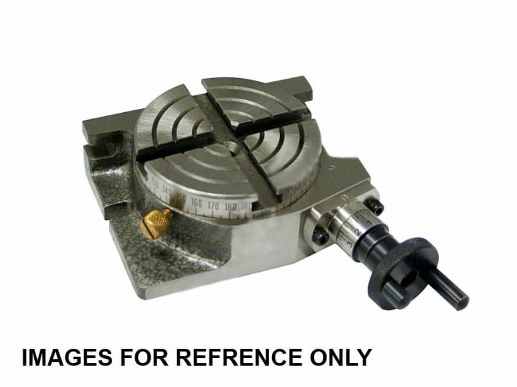 Lathe Milling Metal Work Adjustable Rotary Table 3 Inch Horizontal / Vertical