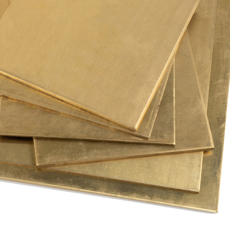 Brass Sheet Plate Block 0.5/0.8/1/1.2/1.5/2/2.5/3/4/5/6mm Thick DIY Model Making
