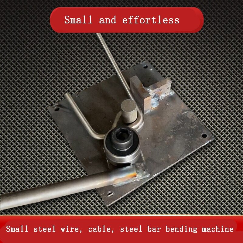 1MM-8MM Manual Steel Bar Bender Rebar Bending Tool Deformed Rod Folding Machine