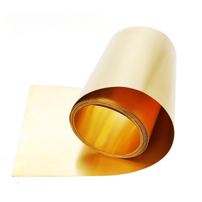 H62 Brass Sheet Brass Leather Brass Foil Copper Tape Thickness 0.1mm – 0.5mm
