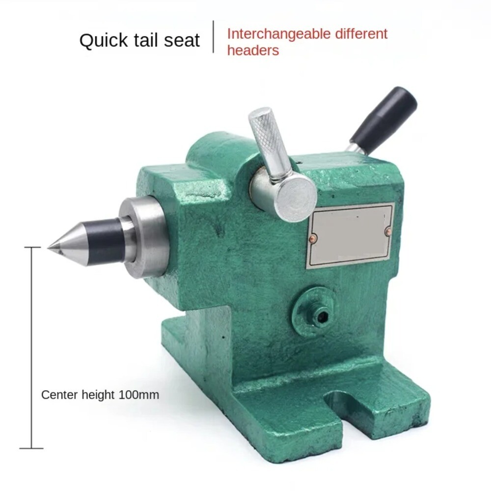 Woodworking Simple and Fast Retractable Beads Machine Lathe Tailstock Assembly