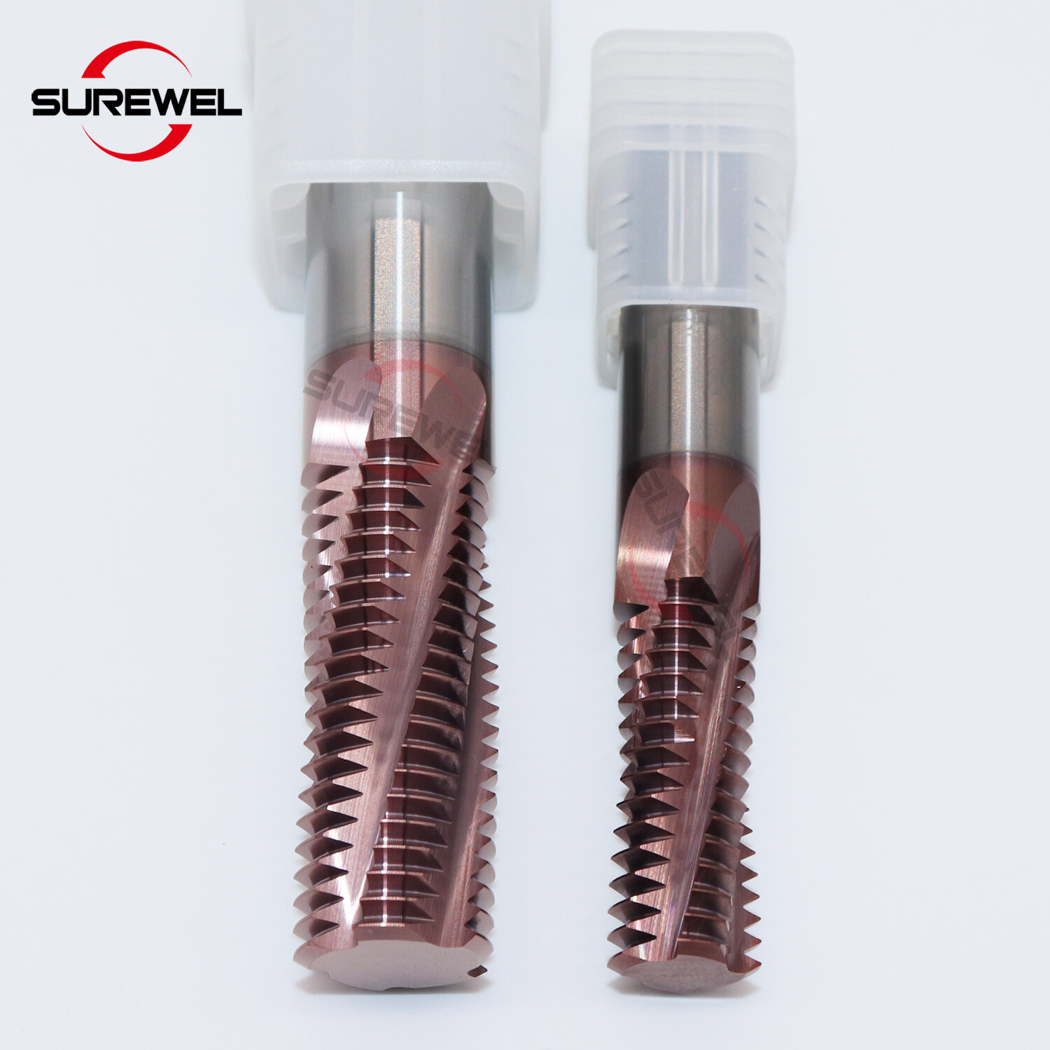  Carbide Thread End Mill Milling Cutters M3 M5 M6 M8 Treading Tools for Aluminum