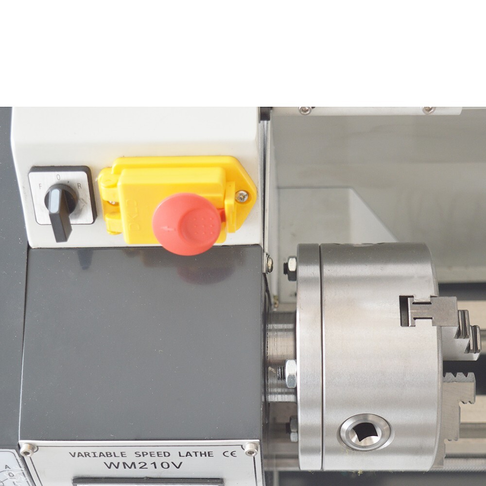 WM210V 8×32 Inch Precision Bench Lathe 110V 900W Brushless Motor 50-2500rpm