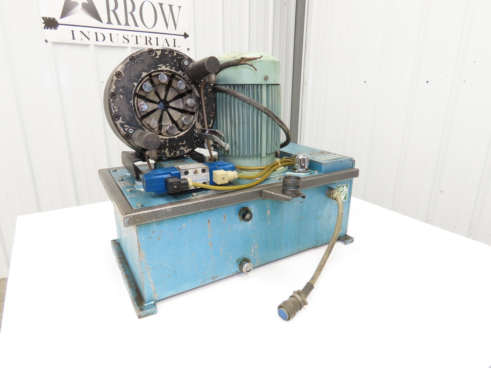 Lillbackan P20-AE Finn Power Hydraulic Hose Crimping Machine 3kw 230V 3Ph