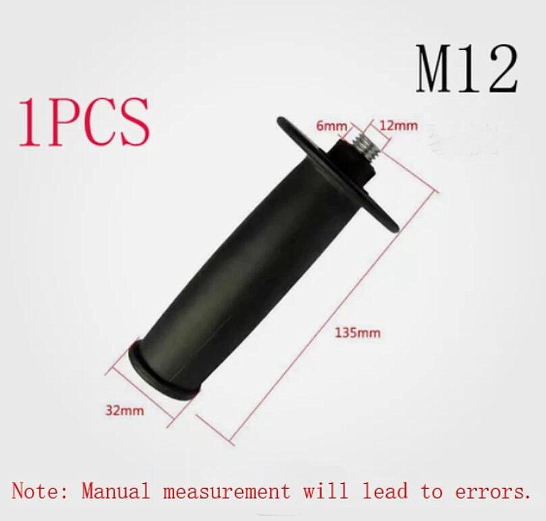 1Pcs M8 M10 M12 Thread Auxiliary Side Handle Black Tools For Angle Grinder Parts