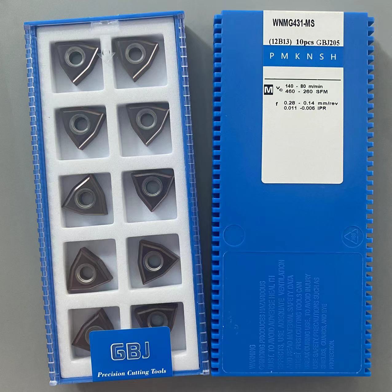 GBJ-205 WNMG080404-MS WNMG080408-MS Stainless steel Turning insert High quality