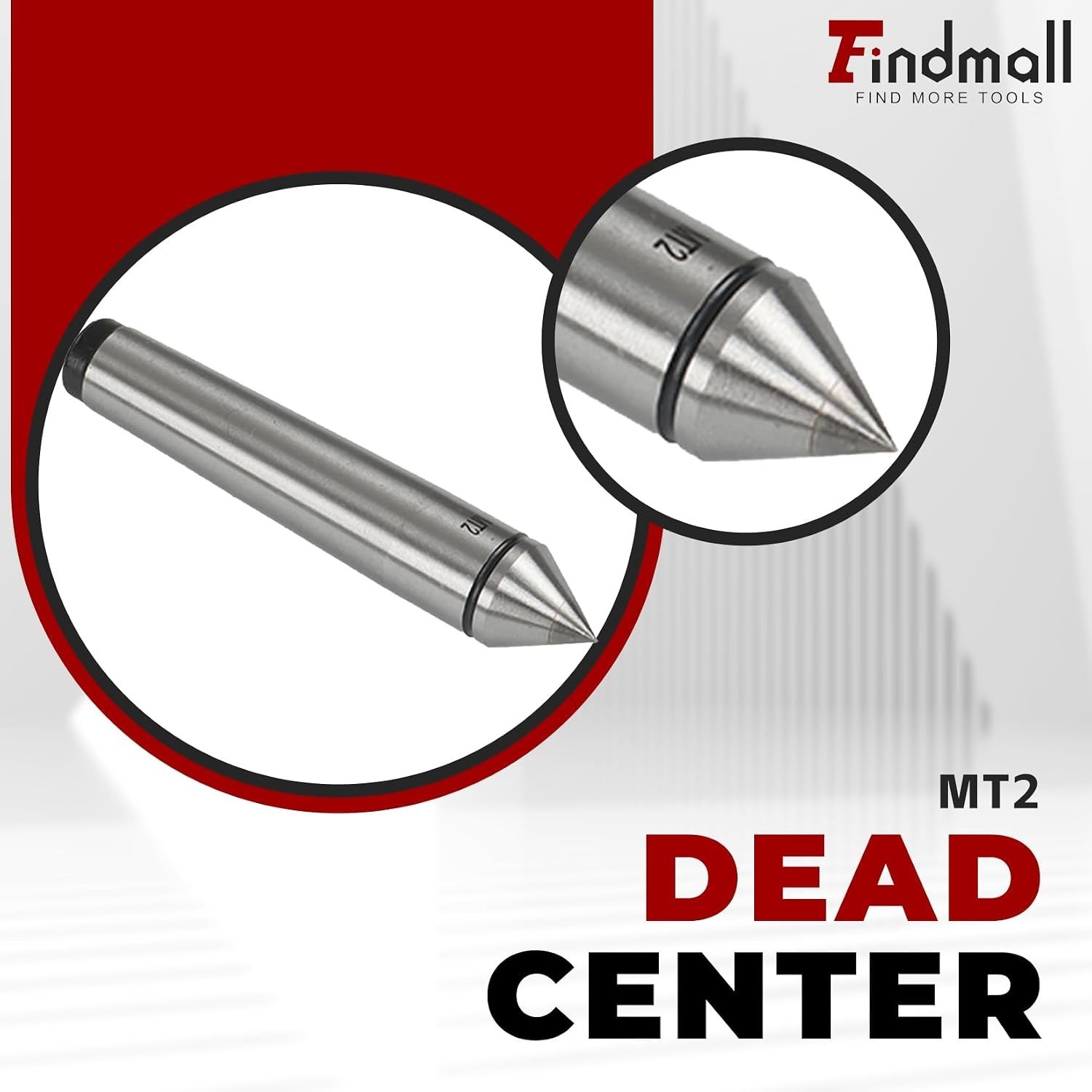 MT2 Carbide Tipped Dead Center – Precision Lathe Tool for Engineering Excellence