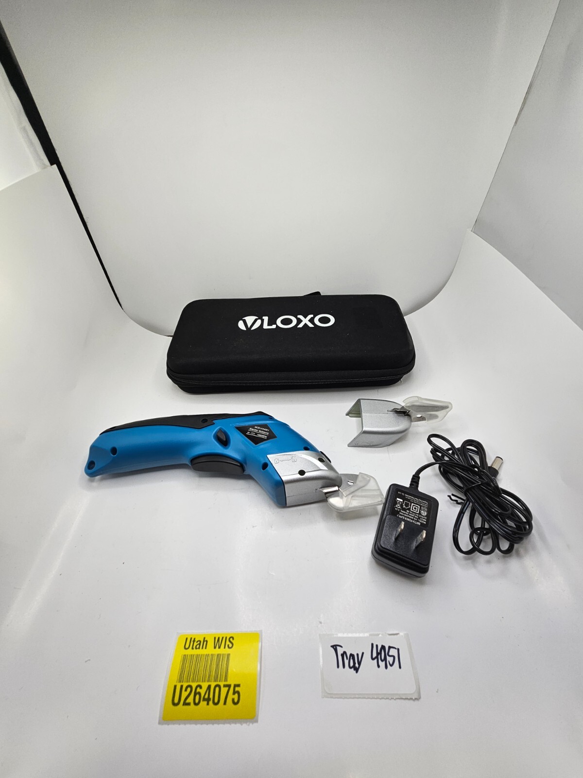 VLOXO CS4001 Multipurpose Cordless Electric Scissors 4V, 10000 RPM – Blue
