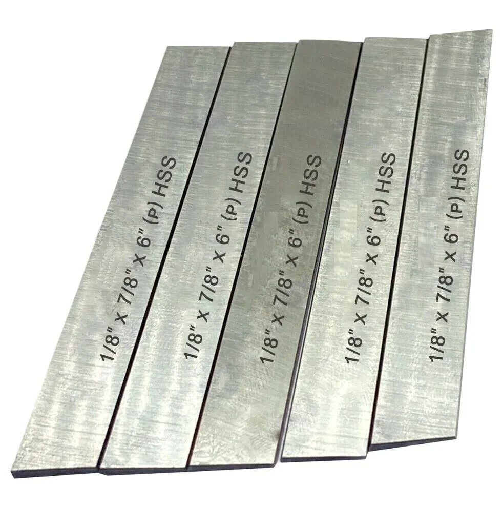 Lathe Cut Off Parting Tool Blade 5 Piece Set 1/8″ x 7/8″ x 6″ Inch HSS M2 GRADE