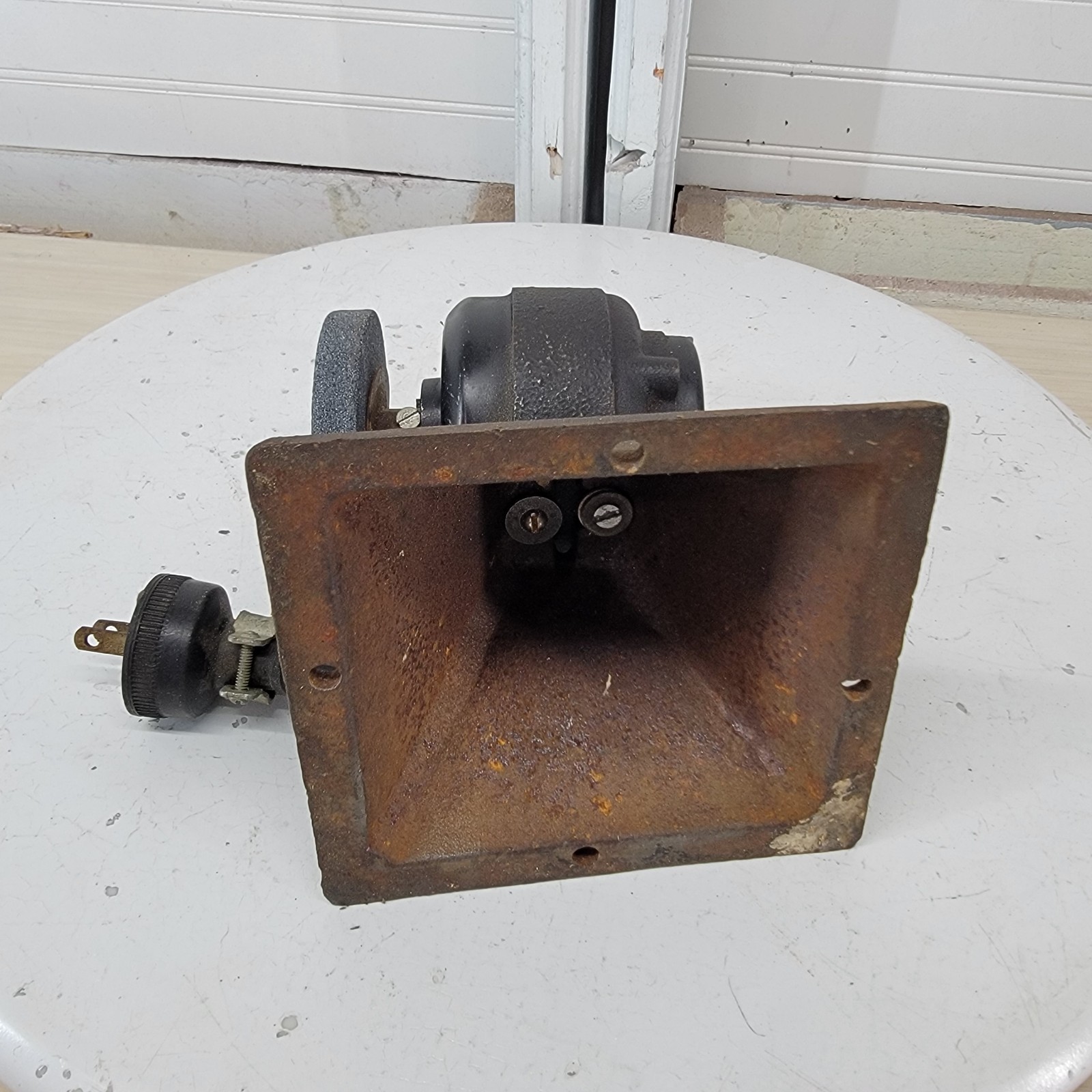 Vintage GE Bench Grinder Tool Sharpener 5KSP51EL551H Motor Works 115V USA