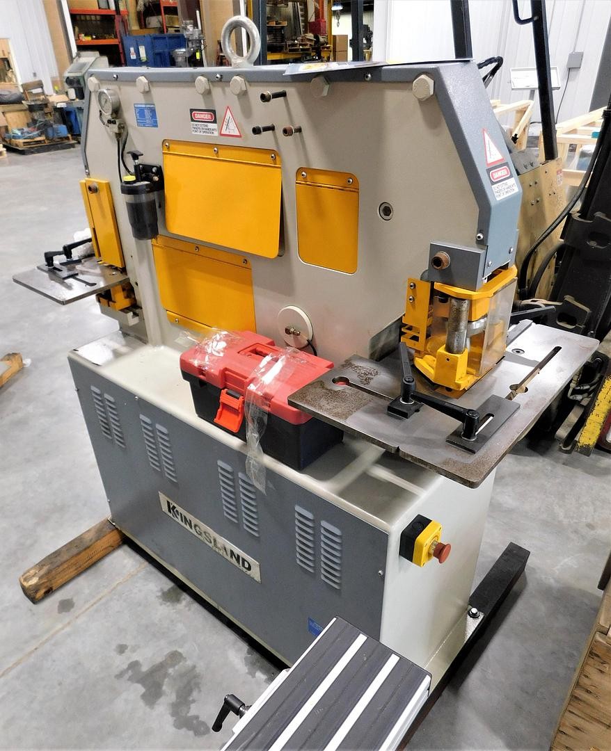 #10449: NEW Kingsland 50 Ton Hydraulic Ironworker