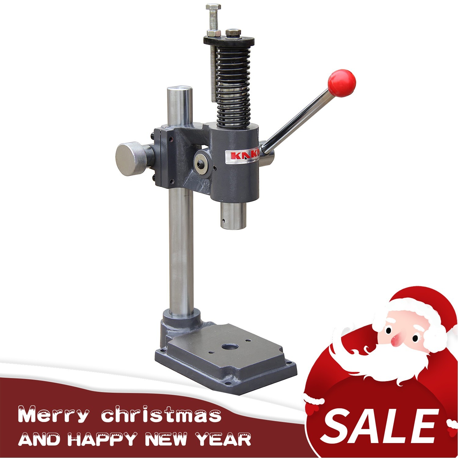 KAKA Industrial AP-2S Arbor Press, 2-Ton Adjust Press Height Jewelry Tools