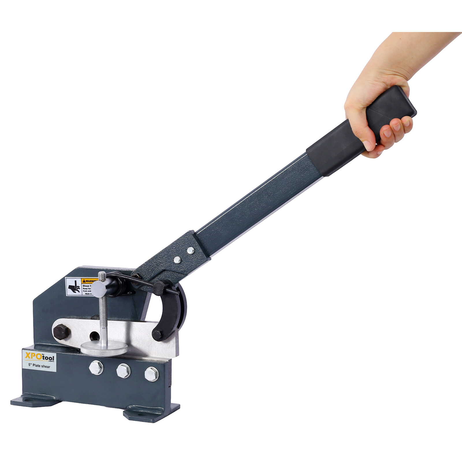 6 Inch Sheet Metal Plate Shear Solid Steel Frame Mounting Type for Cutting Sheet