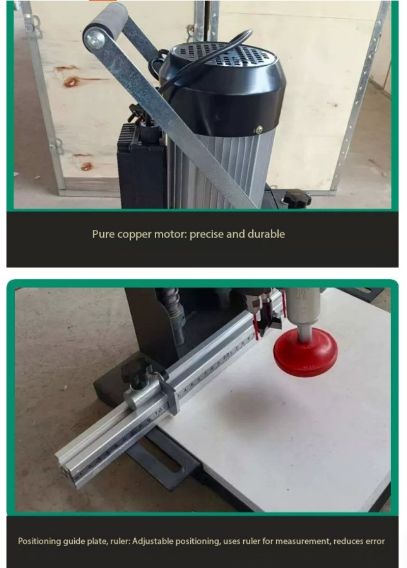 Portable and Compact Three-in-one Assembly Hole Drilling Kit with Hinge Drill