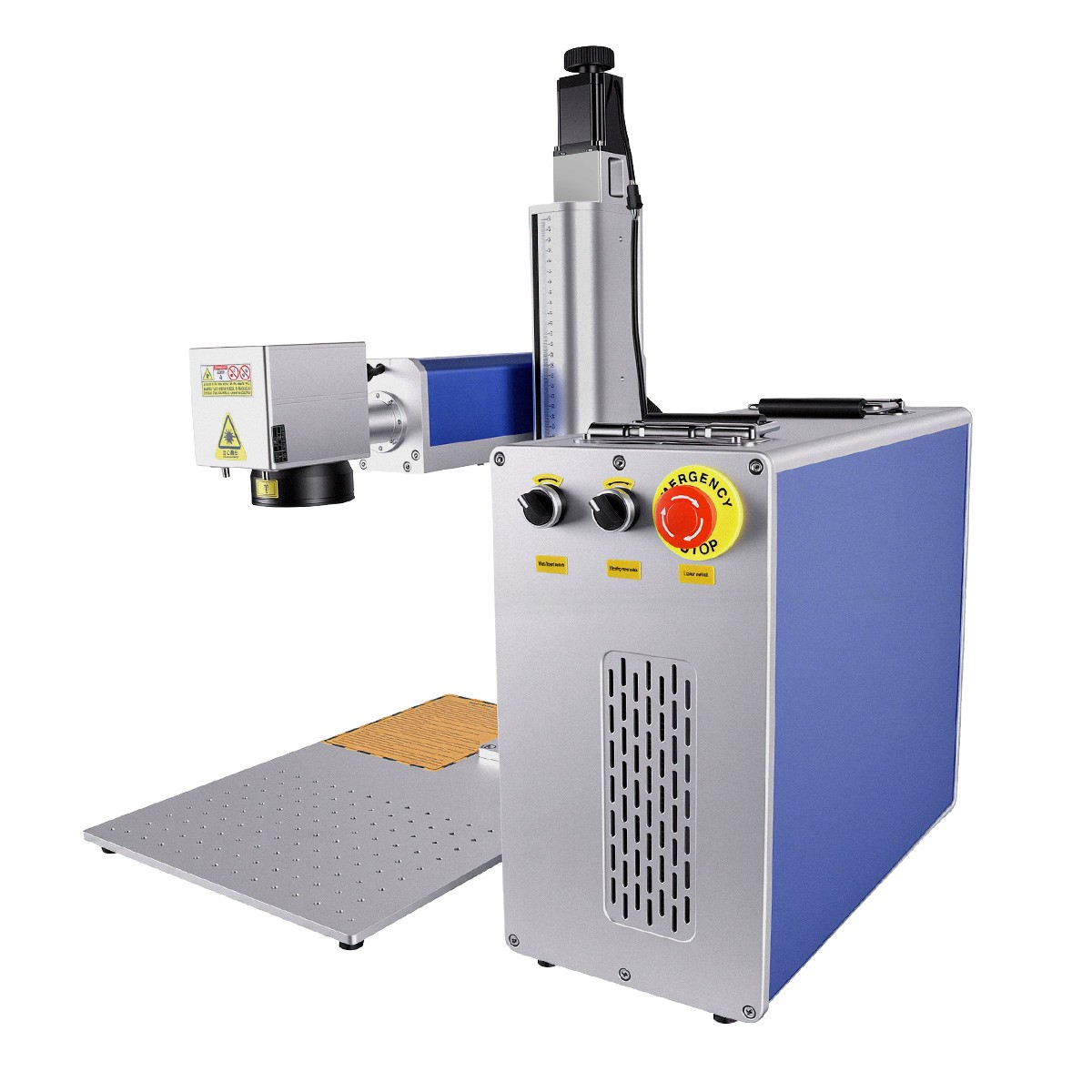 Scotle 2.5D 60W JPT Mopa Fiber Laser Marking Machine Metal Deep/Relief Engraving