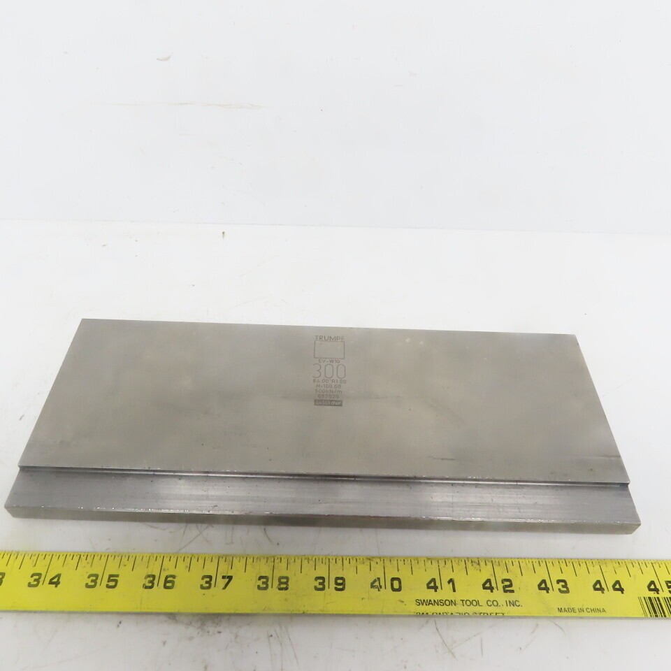 Trumpf 8257525 EVW10 Brake Press Die 84-¦ 300mm Wide R1.00 H=100mm Laser dur