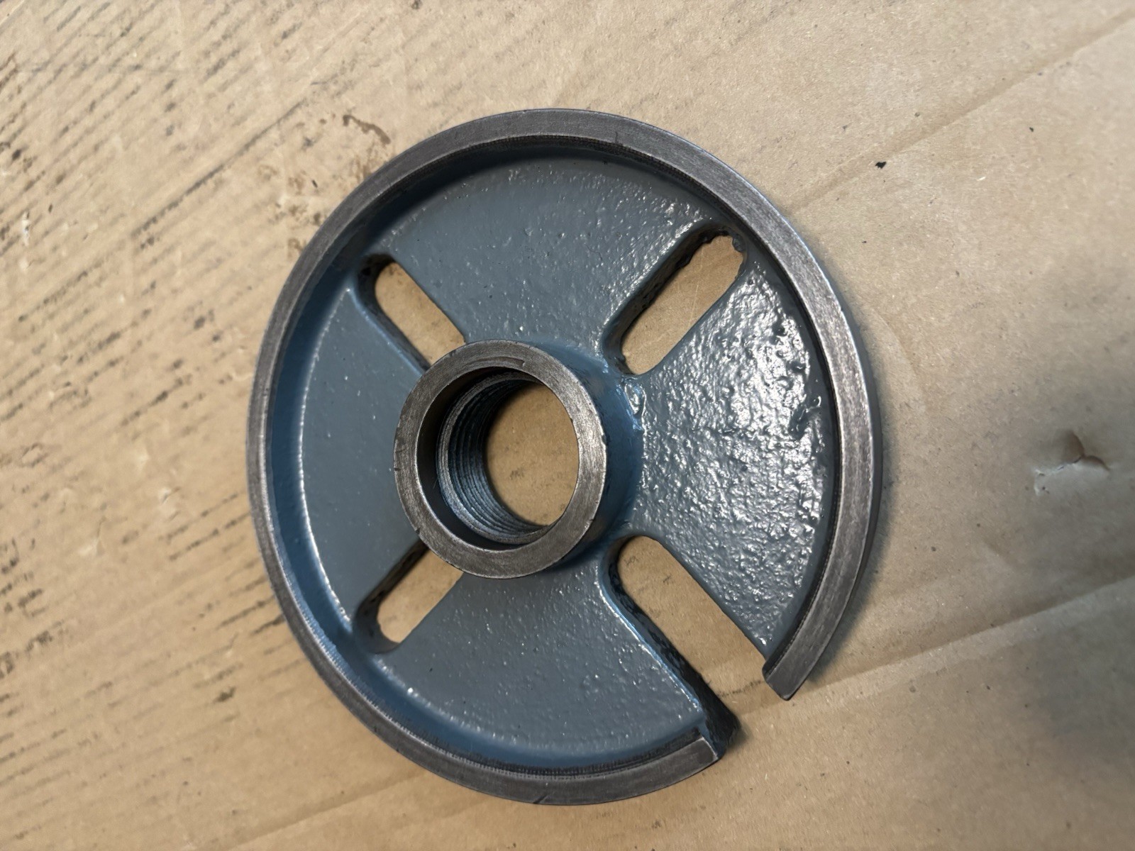 6” Diameter South Bend 9/10K Slotted Faceplate, Lathe, South Bend 9″,