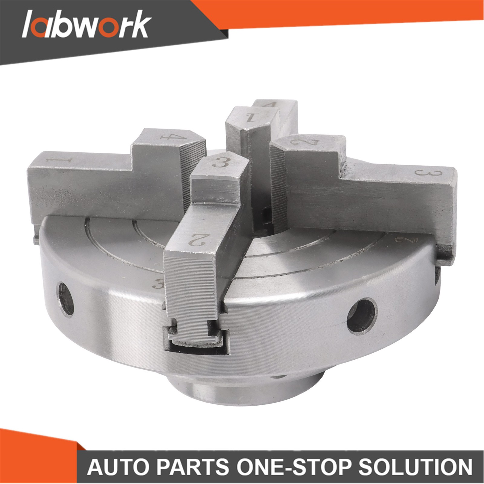 Labwork 4 Inch 4 Jaw Lathe Chuck Set 1×8 TPI Self Centering Chuck
