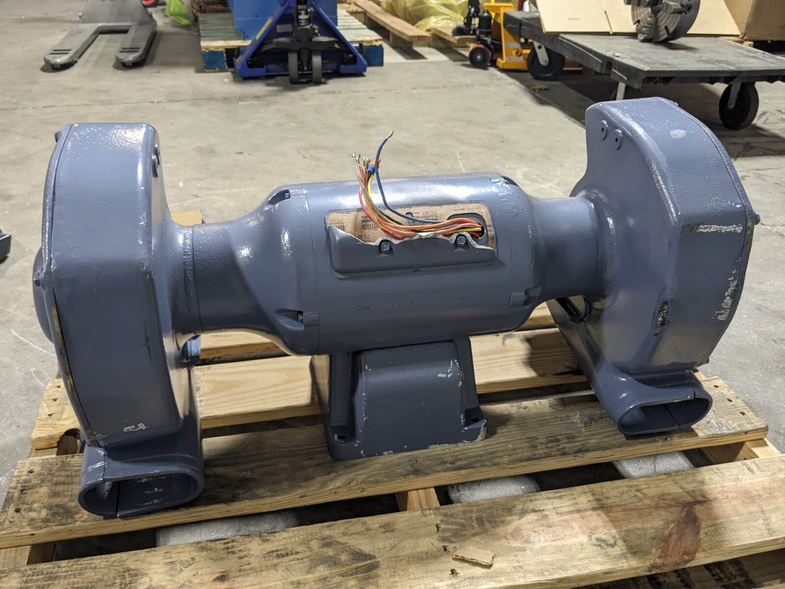 Baldor 14" Industrial Grinder 1500 RPM Max 5 HP 230v 3 Ph 1406W Parts / Rep