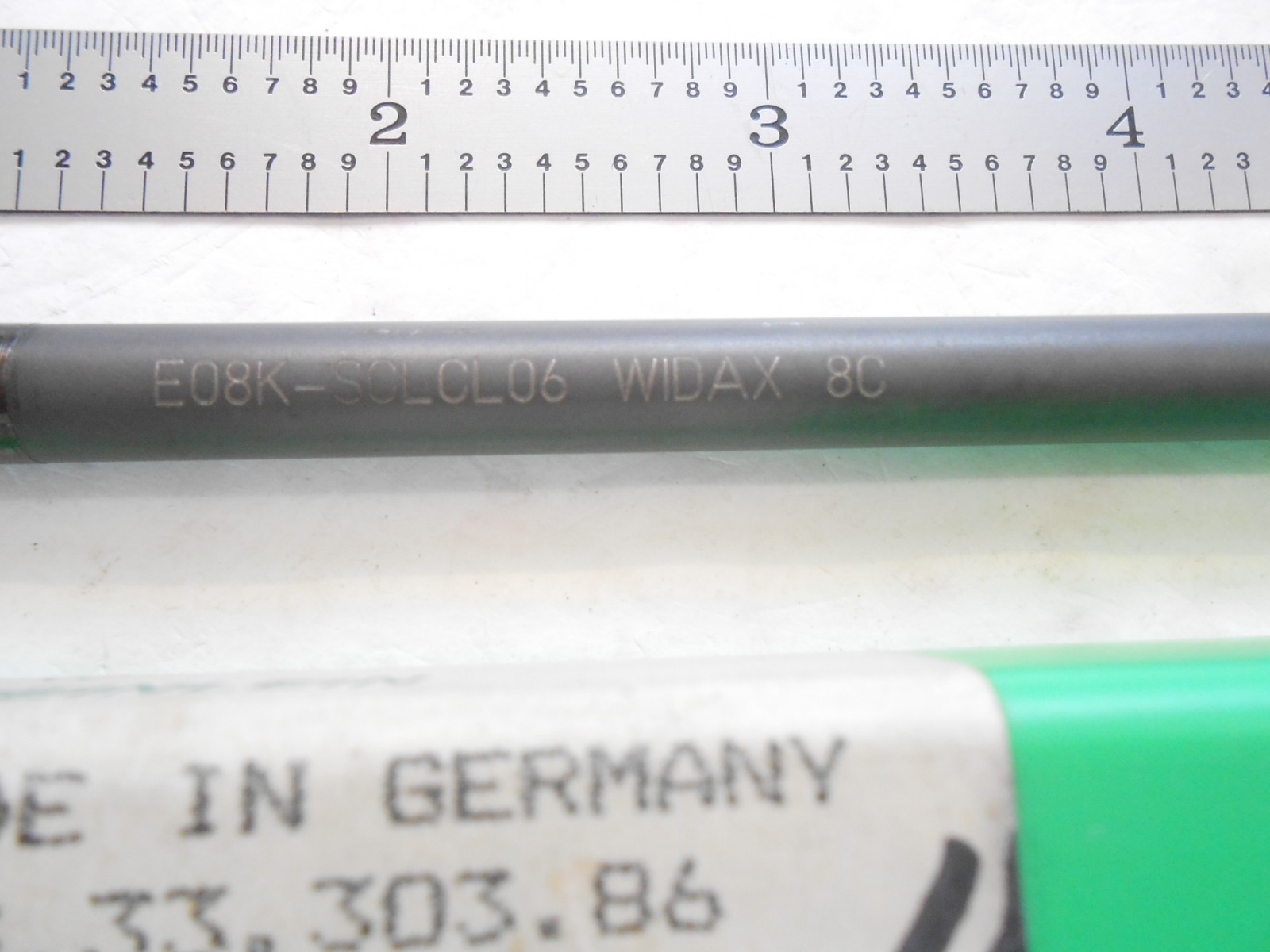NEW WIDIA E08K-SCLCL06 CARBIDE L.H. BORING BAR 8MM SHANK X 115MM OAL COOL-THRU