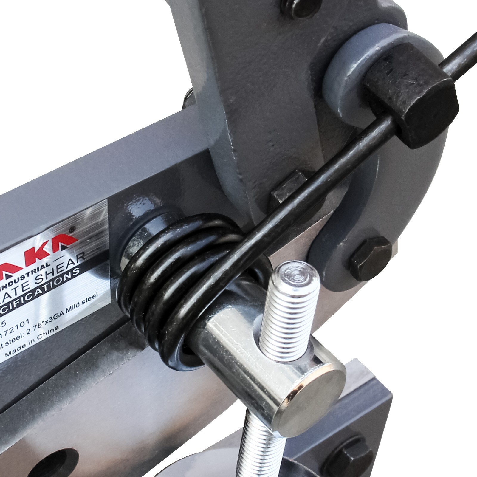 KAKA Industrial HS-5, Hand Plate Shear 5 inch Sheet Metal Plate Shear, Solid Ste