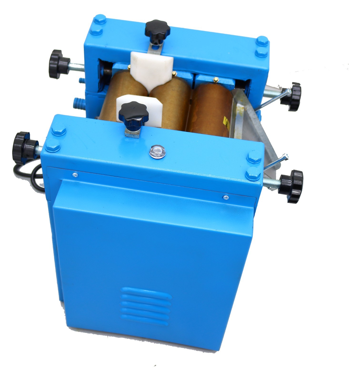 110V Lab Three Roll Mill Grinder with Alloy Steel Roller, lab Grinding Machine