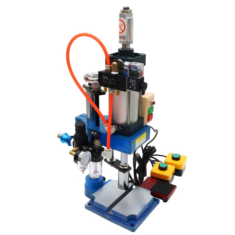 440lb/200kg Pneumatic Punch Machine for Metal Hole 2″-4″ Stroke Press Equipment