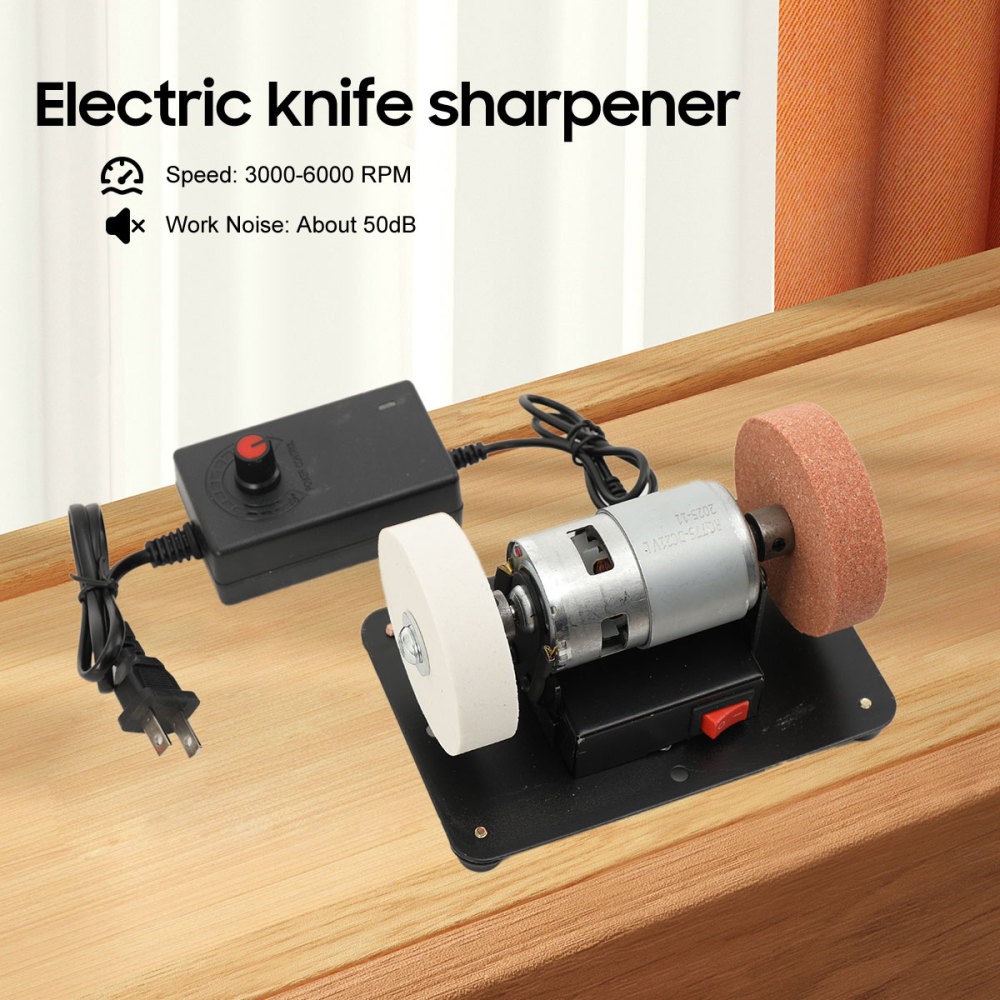 110-220V Electric Benchtop Sander Table Grinding Machine for Metal Working 96W