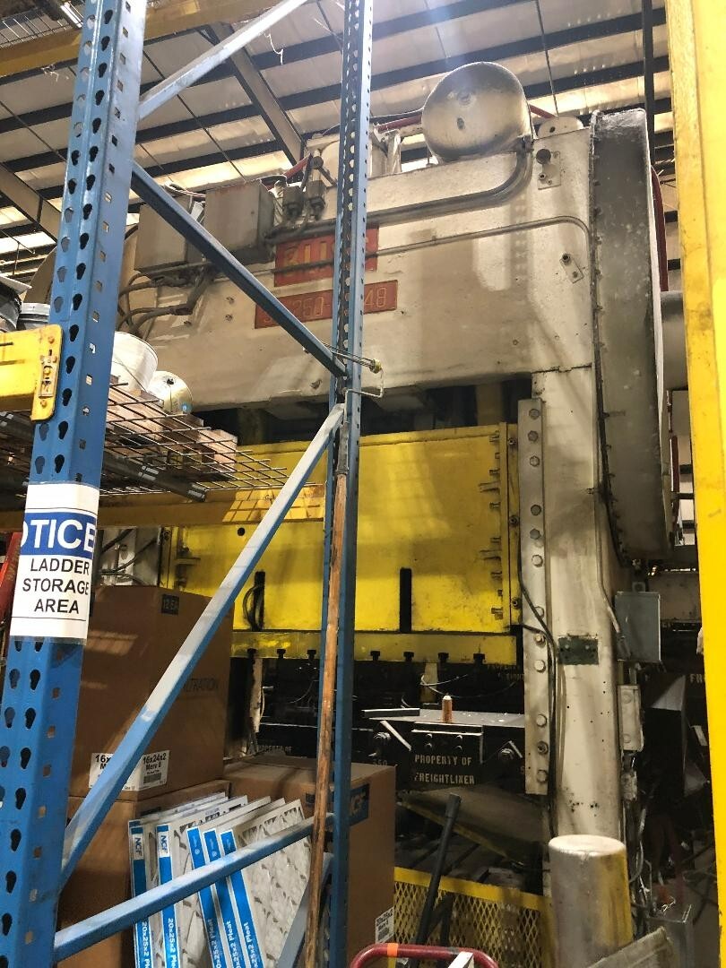 250 ton press BUSS 52-250-72-48