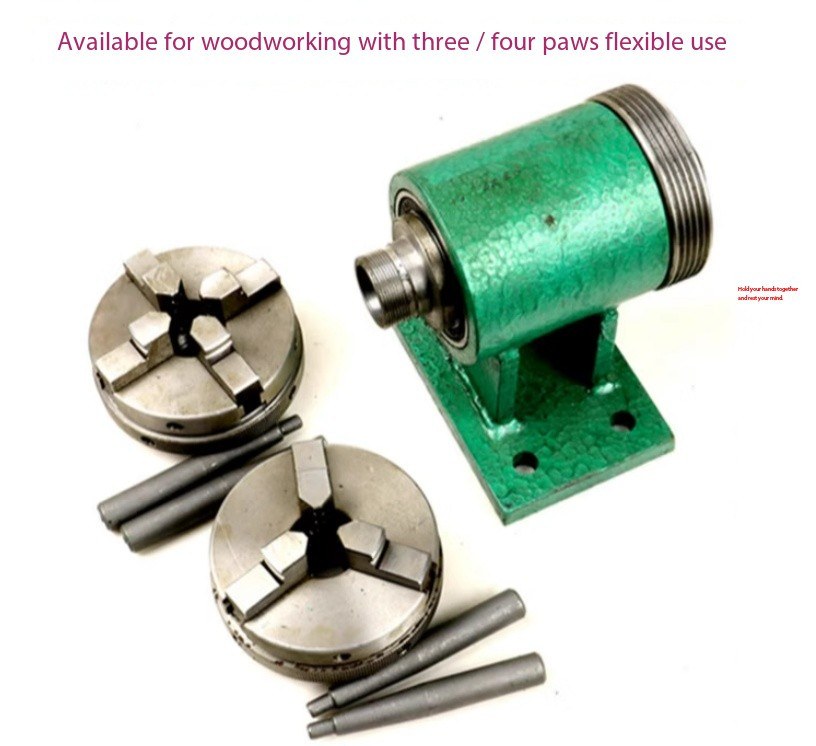 Simple Lathe for Woodworking 80 Prayer Beads with Three/four Claw Tailstock