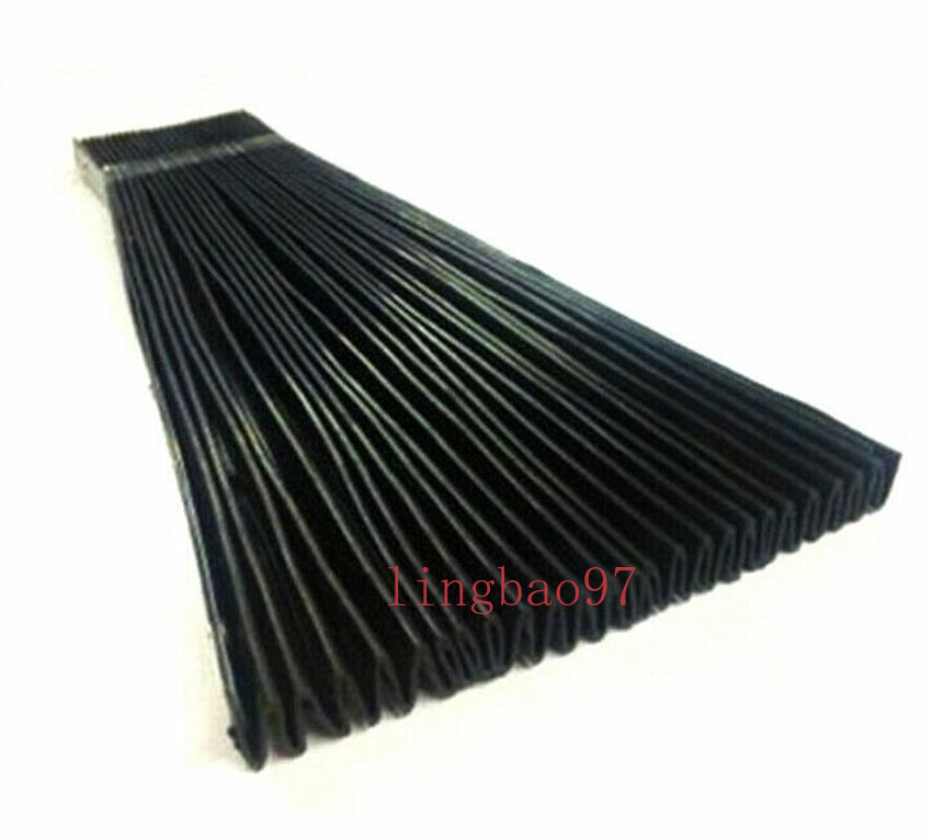 CNC Bridgeport Milling Machine Accordion Type&Retractable Way Black Rubber Cover