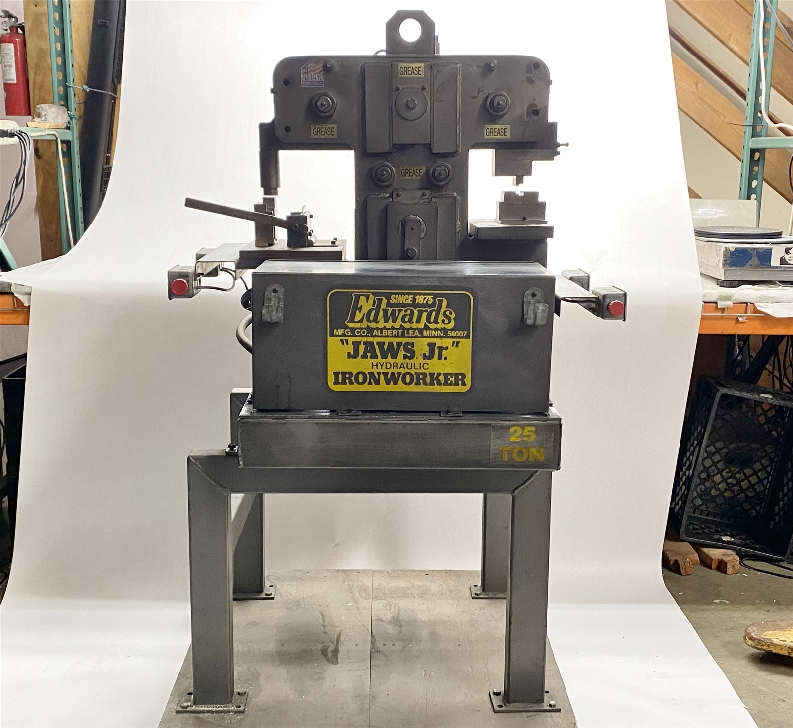 Edwards Jaws Jr 25-Ton Ironworker Hydraulic Press Machine *Modified / Project*