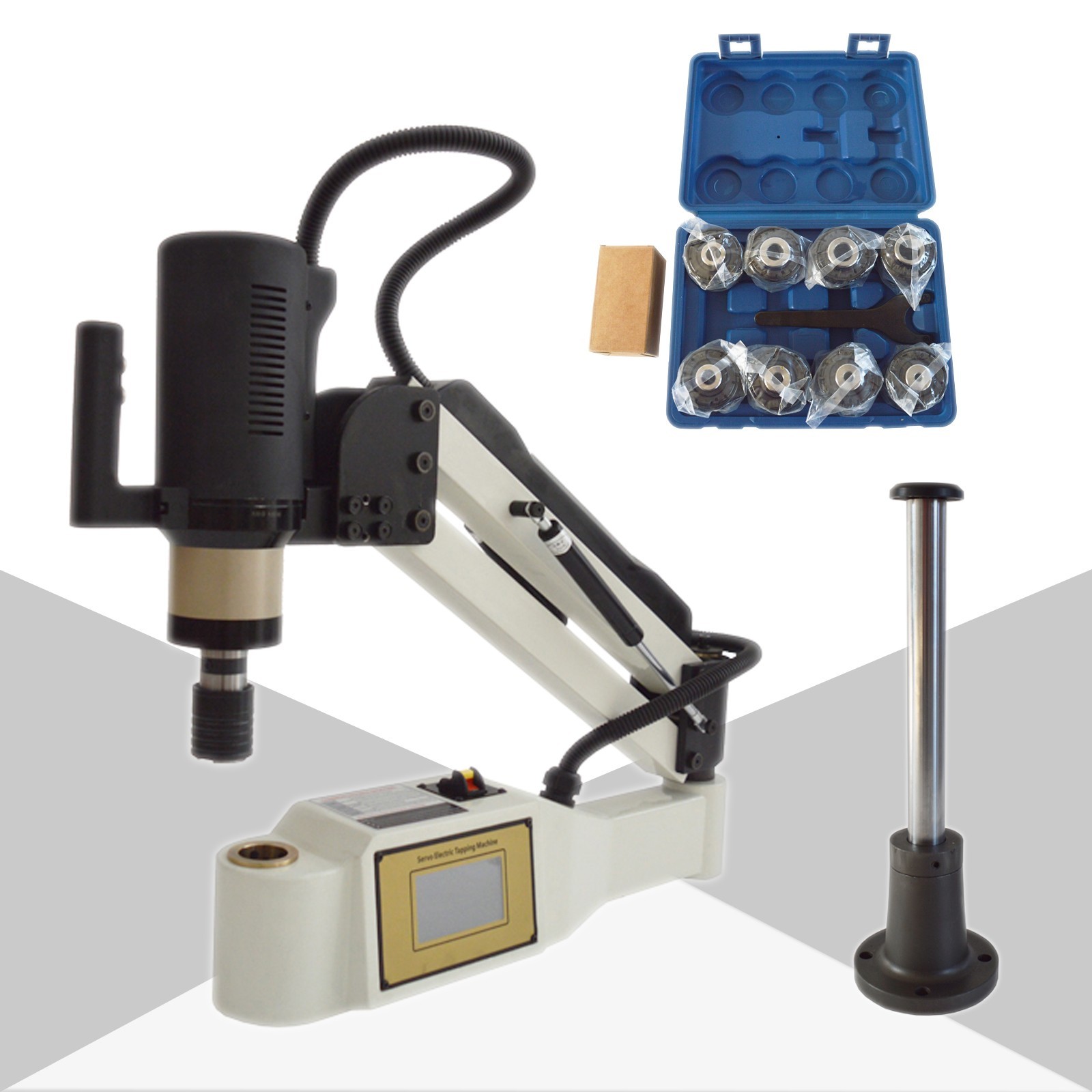 220V 1.6HP Electric Tapping Machine GT24 5/16,PT1/8,1/2,9/16,5/8,3/4,7/8,PT1/2