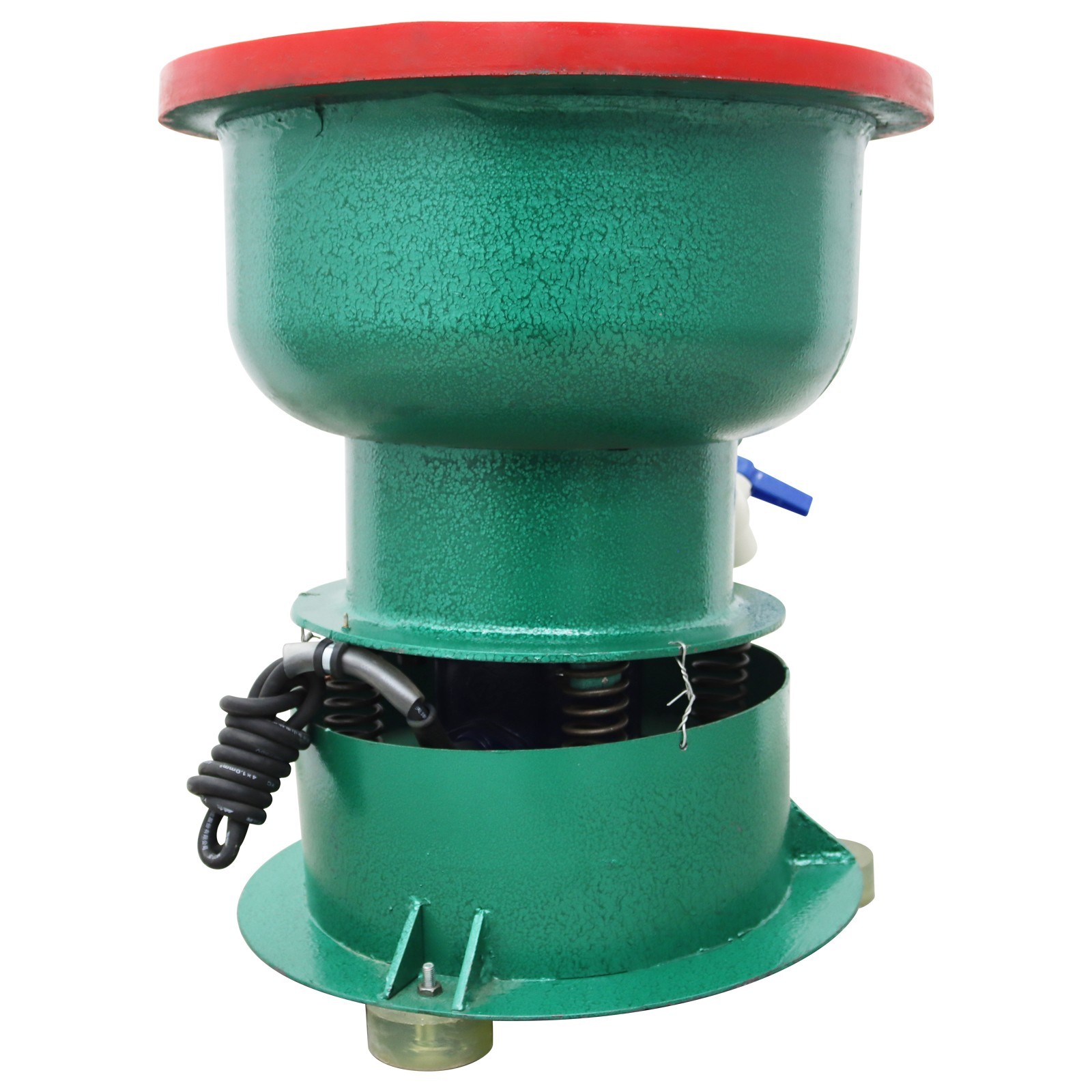 220V Vibratory Tumbler Polisher For Auto Bearing Ceramic Parts Surface Grinding