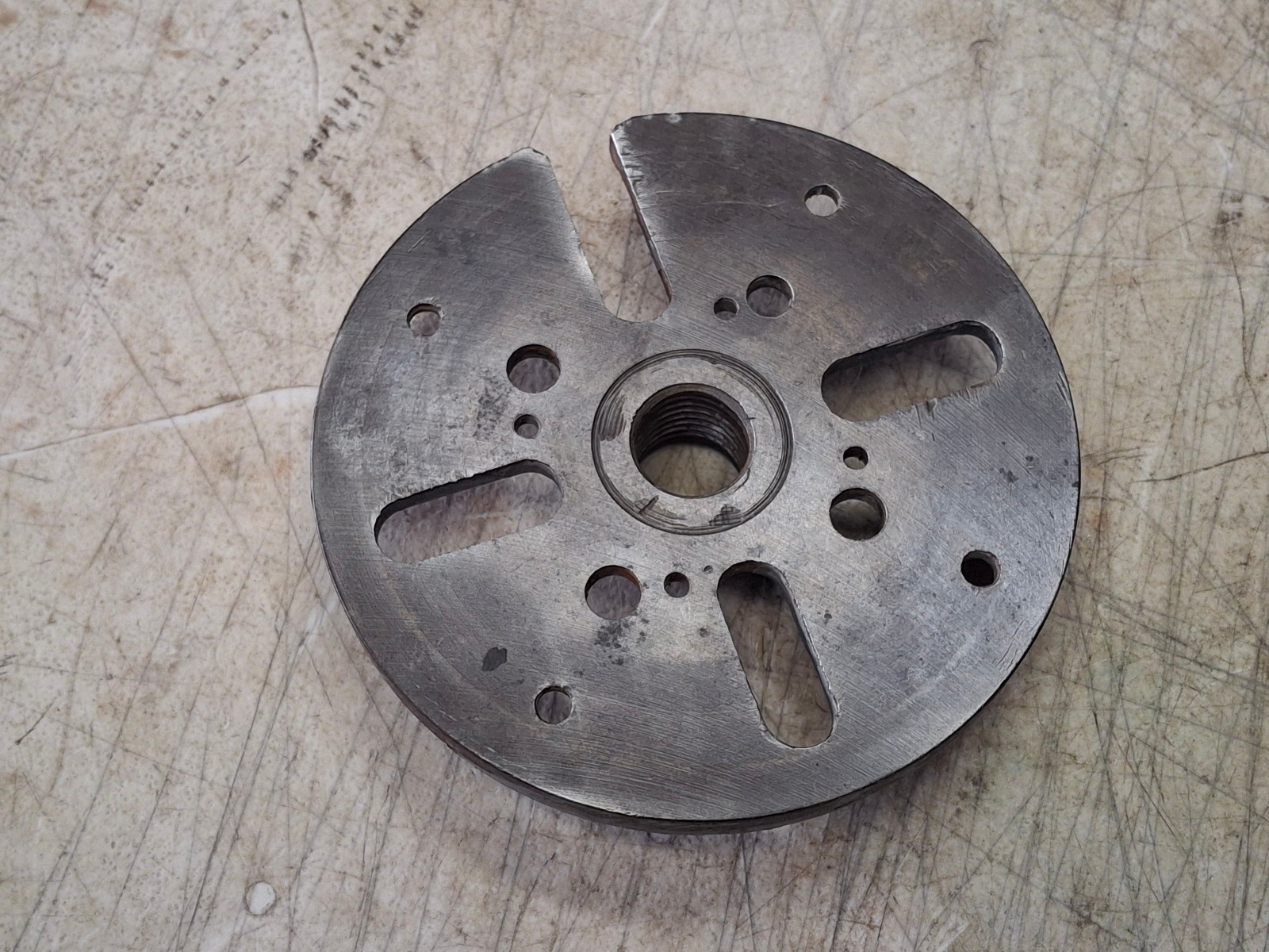 Vintage Atlas Craftsman L3 160 Lathe Dog Face Plate 6″ 8 TPI