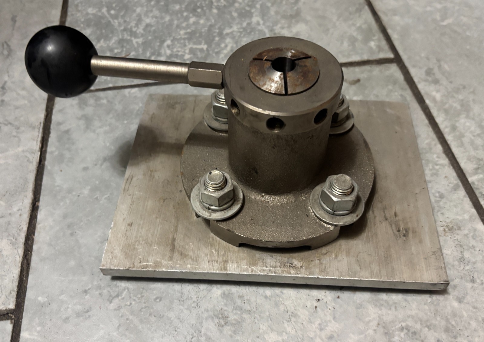 Pair of 5C Collet Closers (one missing collet holding nut) made in Japan