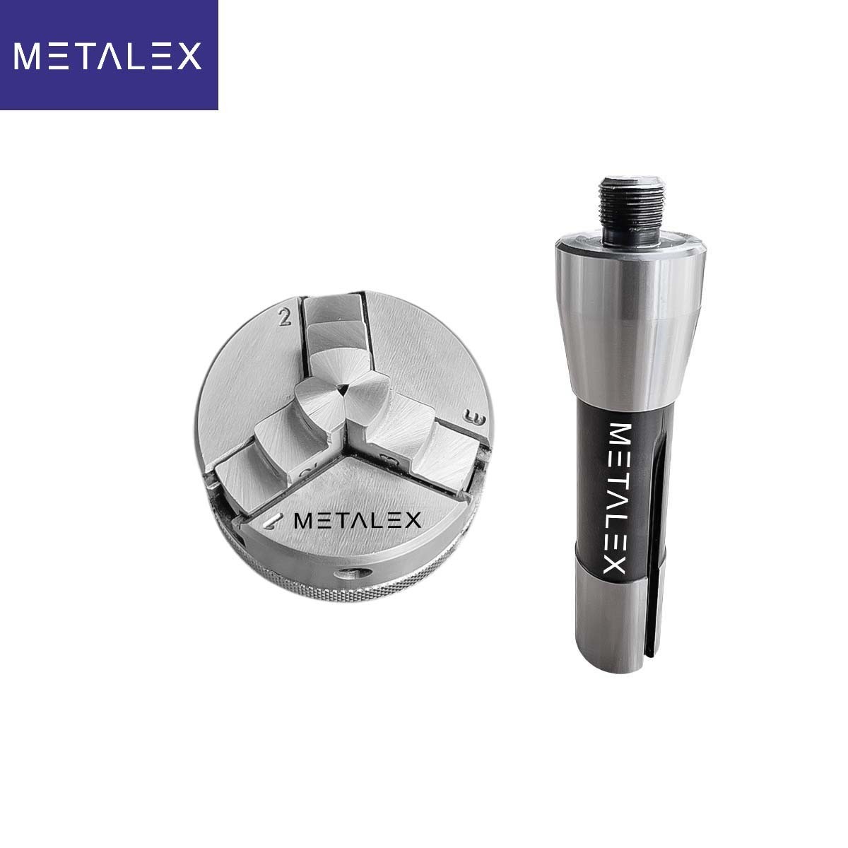 2″ 50mm 3 Jaw Self Centering Mini Small Baby Lathe Chuck Set R8 Shank Arbor Kit